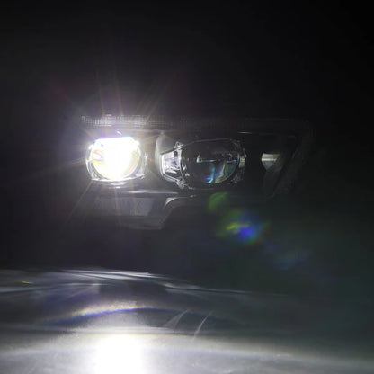 16-23 Toyota Tacoma MK II LUXX-Series LED Projector Headlights Alpha-Black