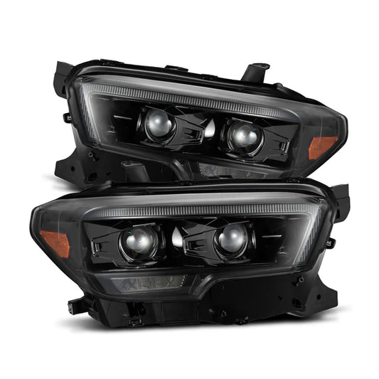 16-23 Toyota Tacoma MK II LUXX-Series LED Projector Headlights Alpha-Black