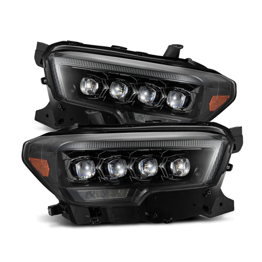 16-23 Toyota Tacoma MK II NOVA-Series LED Projector Headlights Alpha-Black