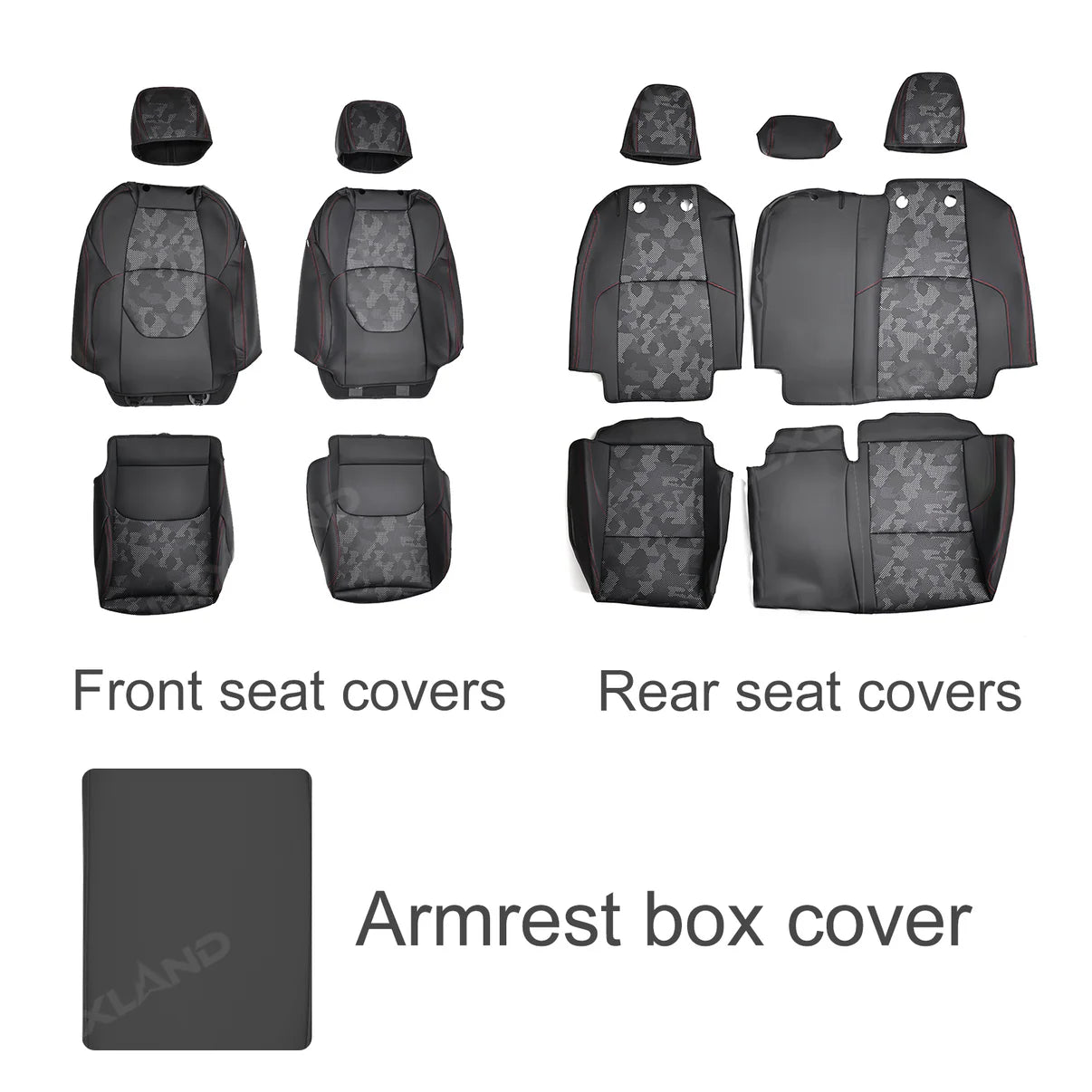 Pro Style Camo Seat Covers for 2024+ Tacoma