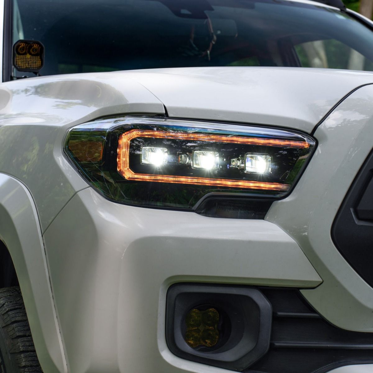 Amber DRL Headlights for 2016-2023 Tacoma