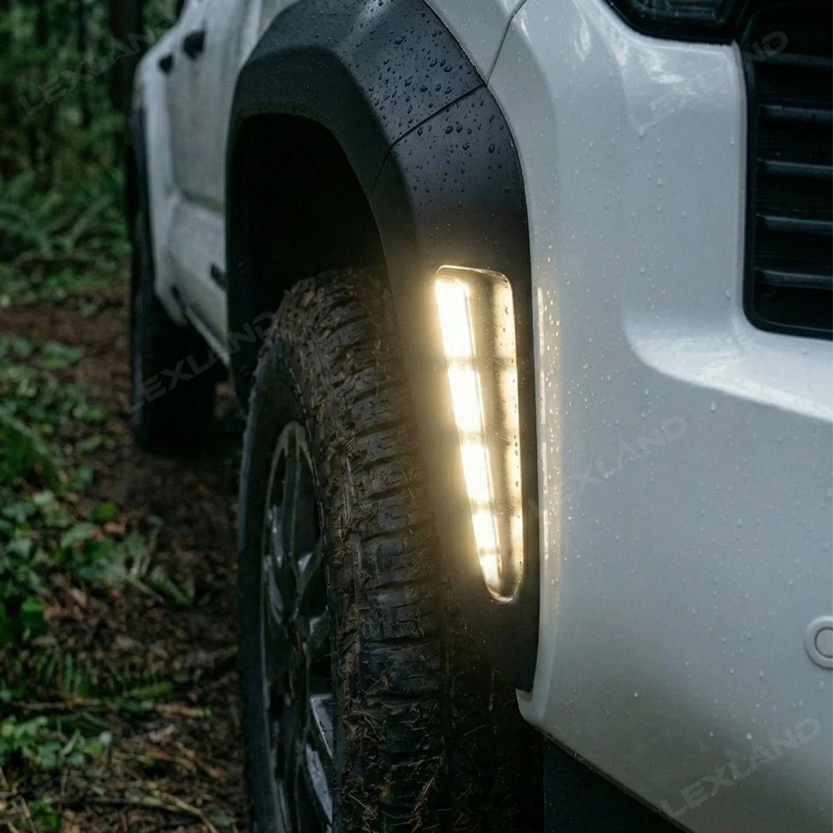 Dual-Color LED Fender Lights Lights for 2024+ Tacoma