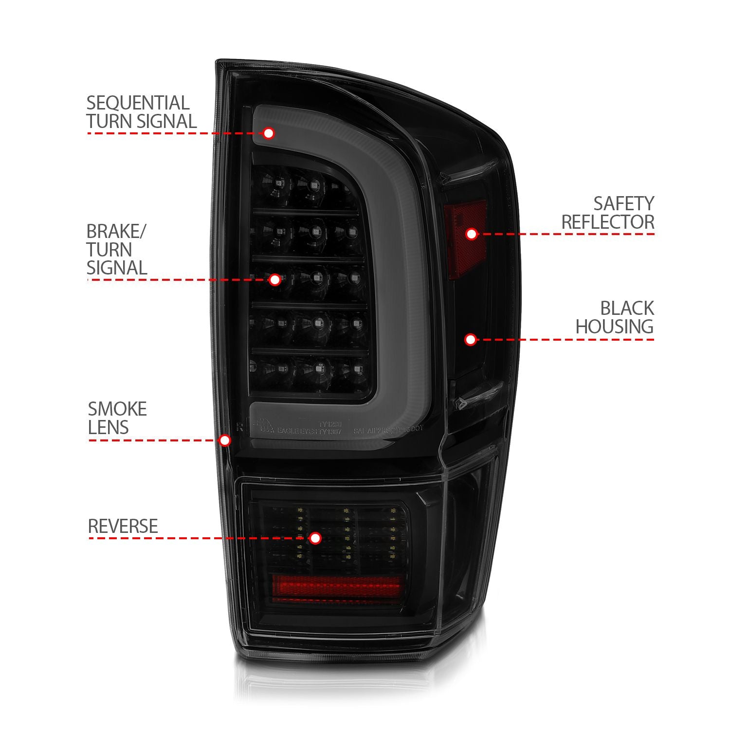 Sequential Tail Lights for 2016-2023 Tacoma