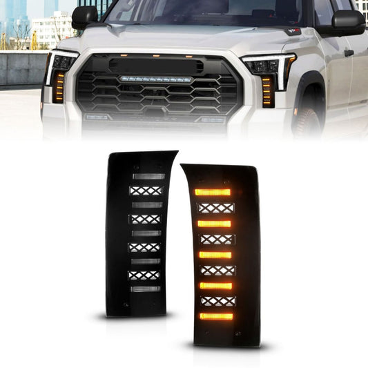 Anzo 2022+ Tundra DRL Vent Lights w/ DRL, Sequential & Initiation