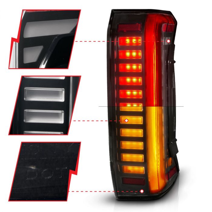 2022+ Tundra Tail Lights w/ DRL, Sequential & Initiation