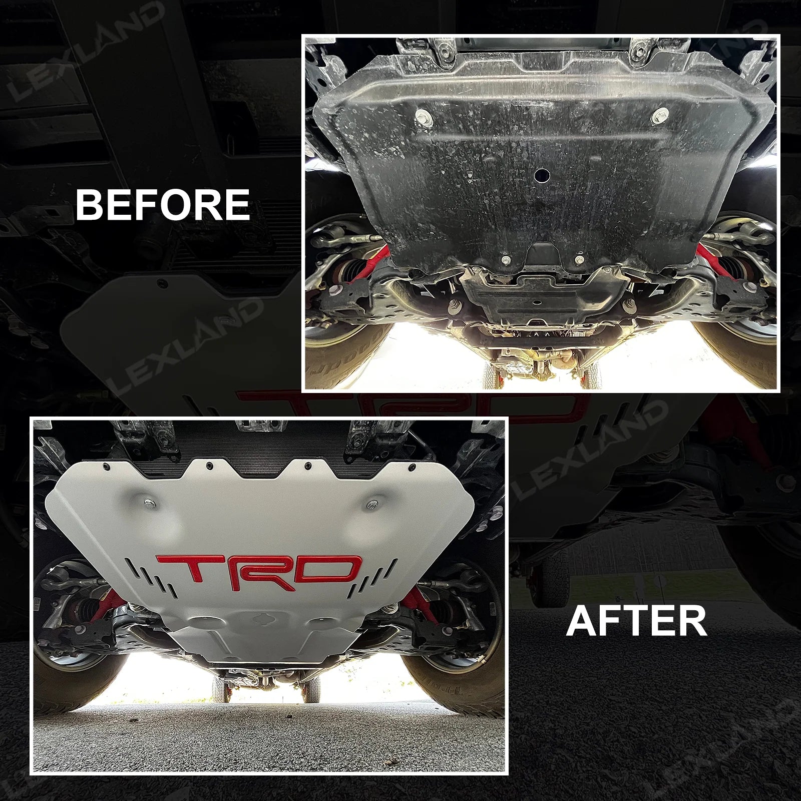 4th Gen Tacoma Aluminum Front Engine Skid Plate