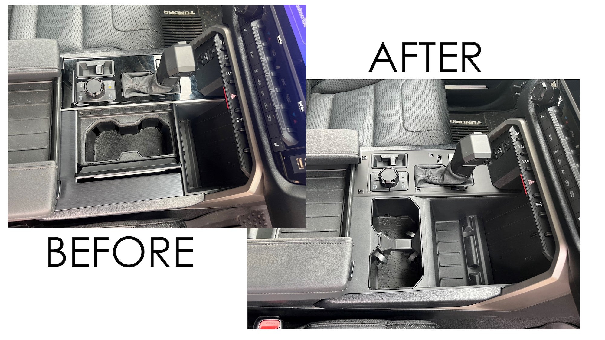 AJT Cupholder Downgrade Full Kit with OEM Parts for 2022+ Tundra