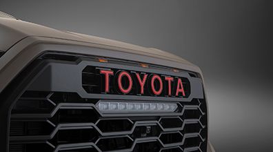 Genuine OEM Pro Grille TOYOTA Letters Overlay for 2023+ Sequoia