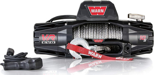 Warn Evo 10s Winch - 10,000lb Synthetic Rope