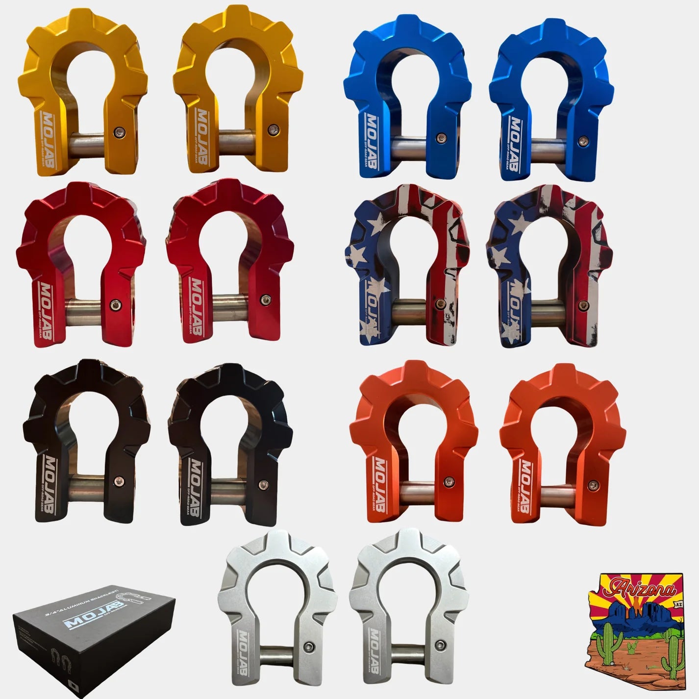 3/4" Extreme Duty Steel Shackle Set