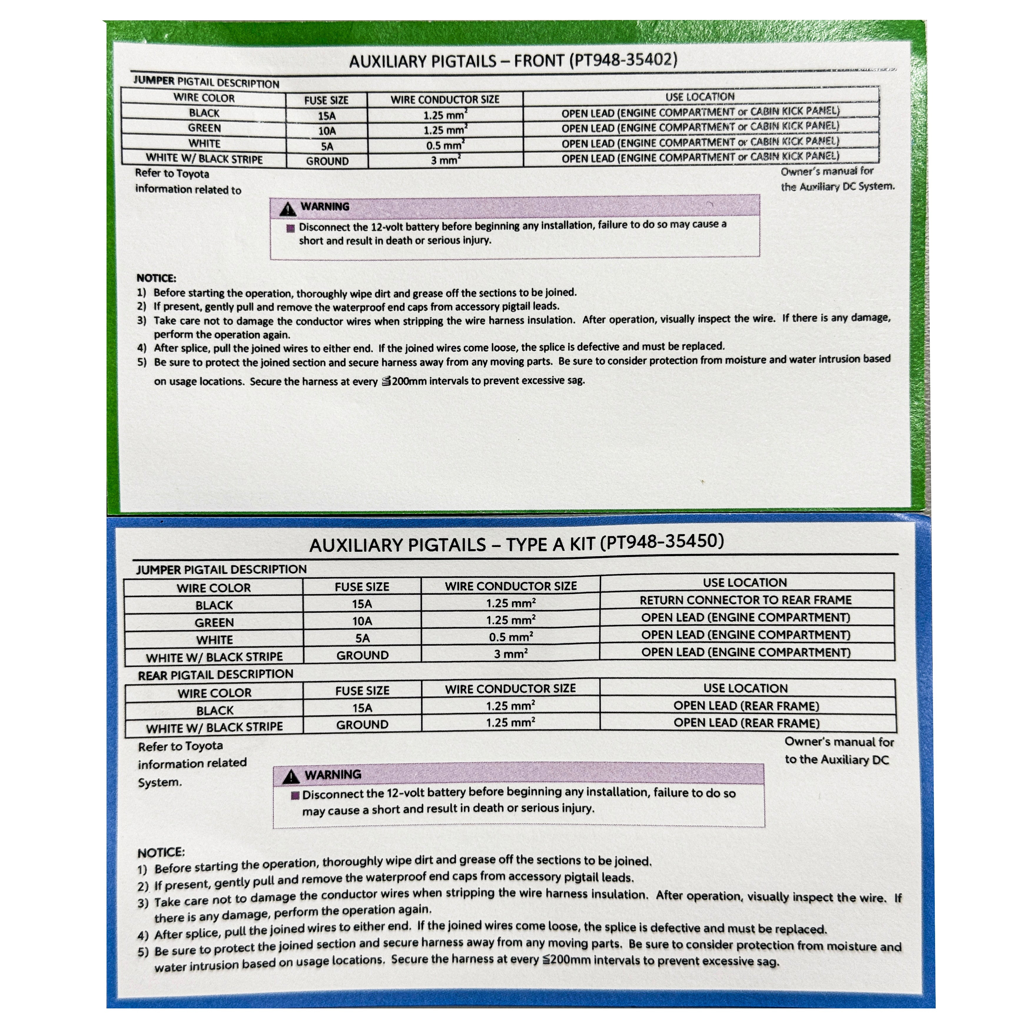 2025+ 4Runner Aux Switches Harness Kit