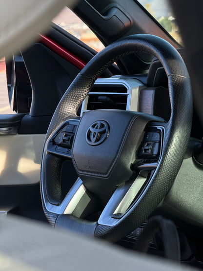 Black Toyota Steering Wheel Emblem Cover