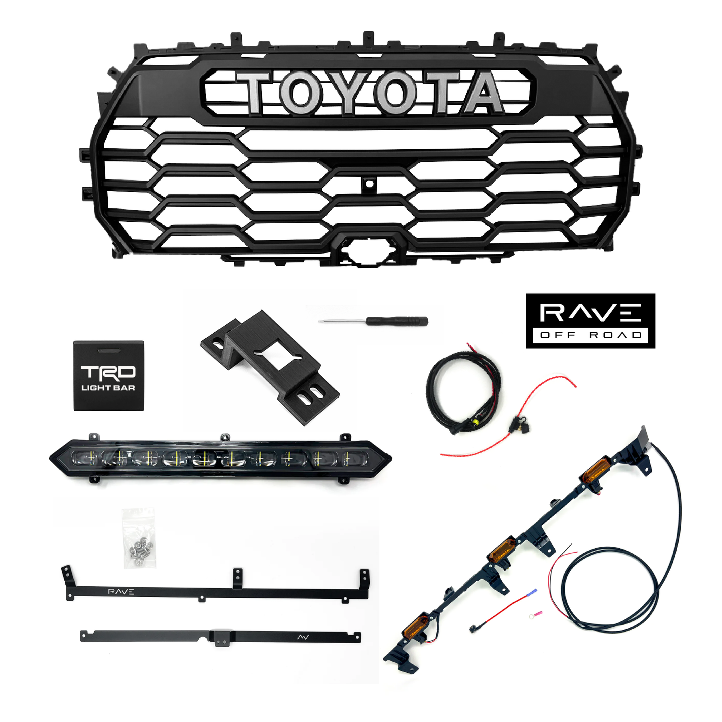 2022+ Tundra Complete TRD Pro Grille Kit