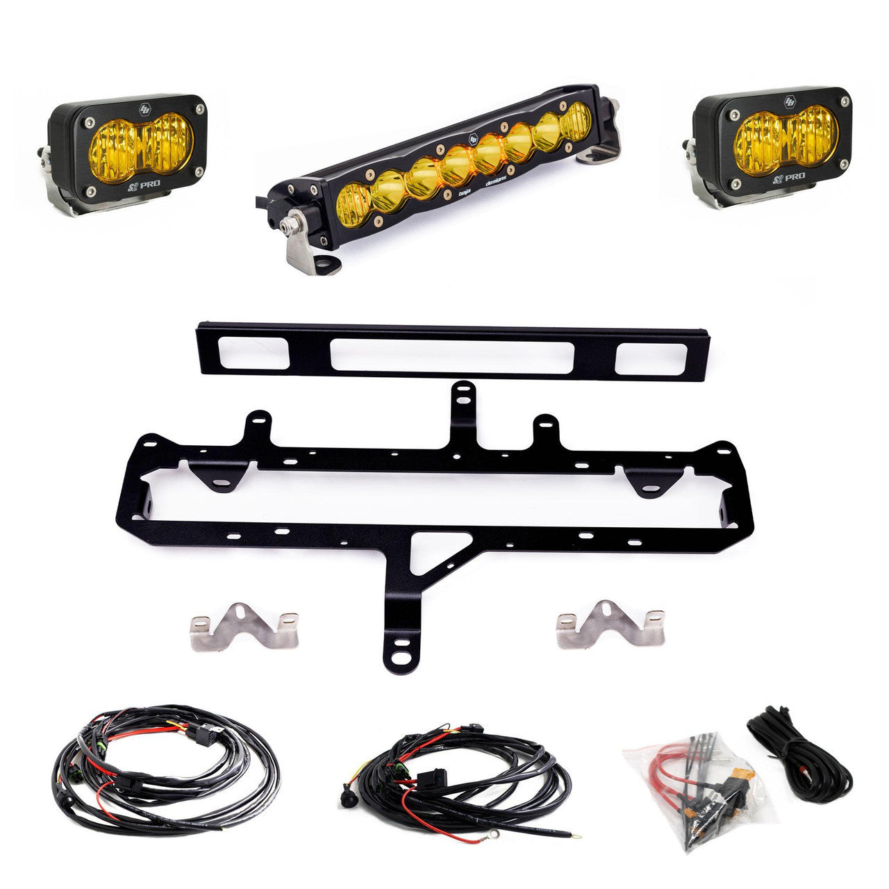 Baja Designs S8 / S2 Pro Grille Light Kit - 2024+ Toyota Tacoma with Pro Grille