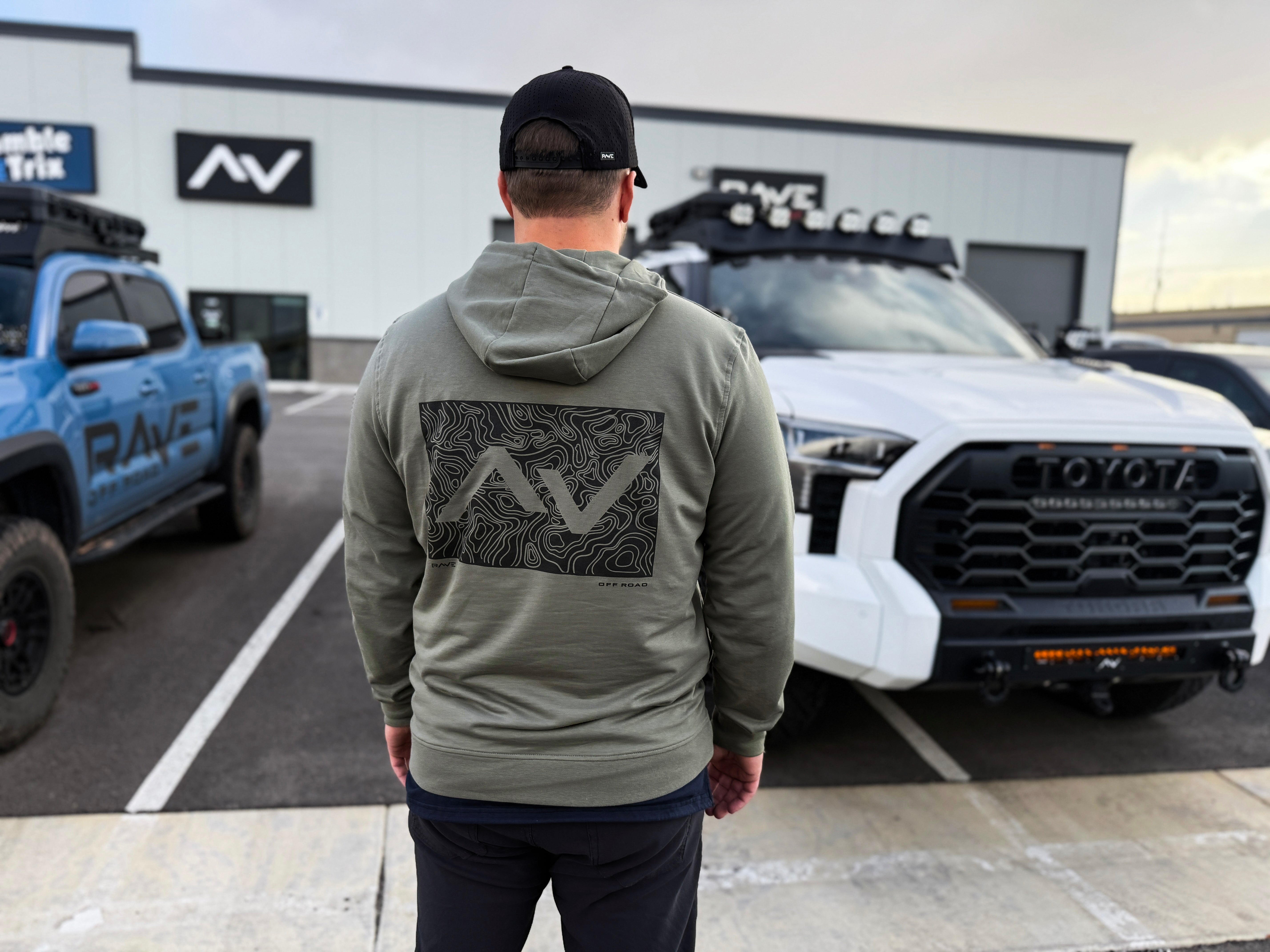 Rave Topography Hoodie