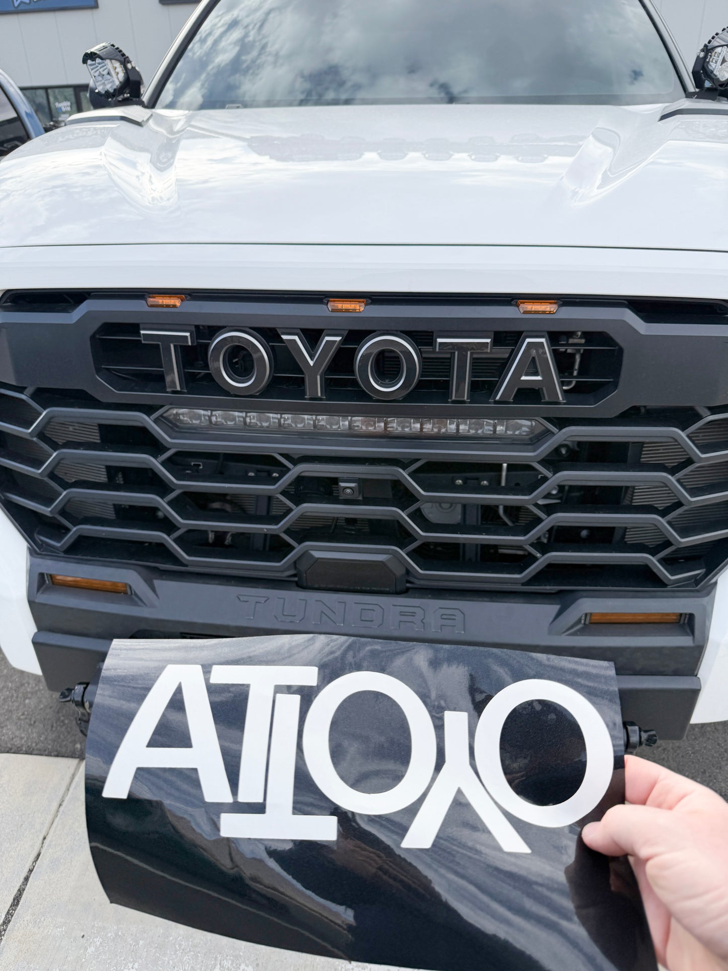 TOYOTA Emblem Blackout Vinyl for 22+ Tundra Pro Grille