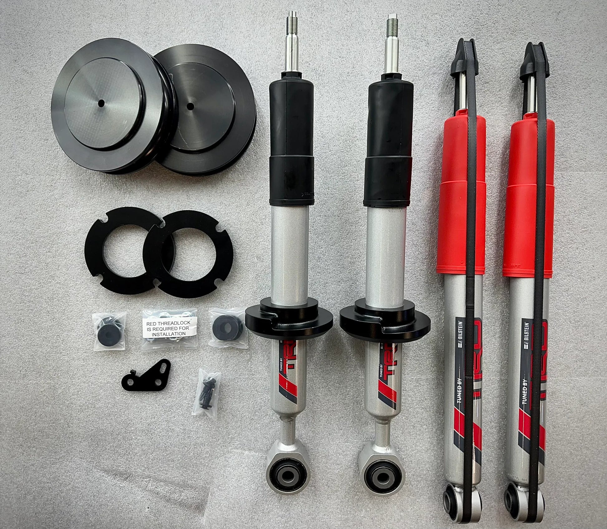タツ TRDフロントストラット Westcott TRD Shock Lift Kit for 2022+ Tundra – Rave Off Road