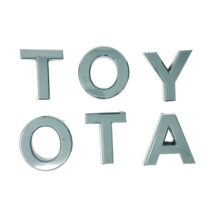 Custom Paint-Matched TOYOTA Pro Grille Letters