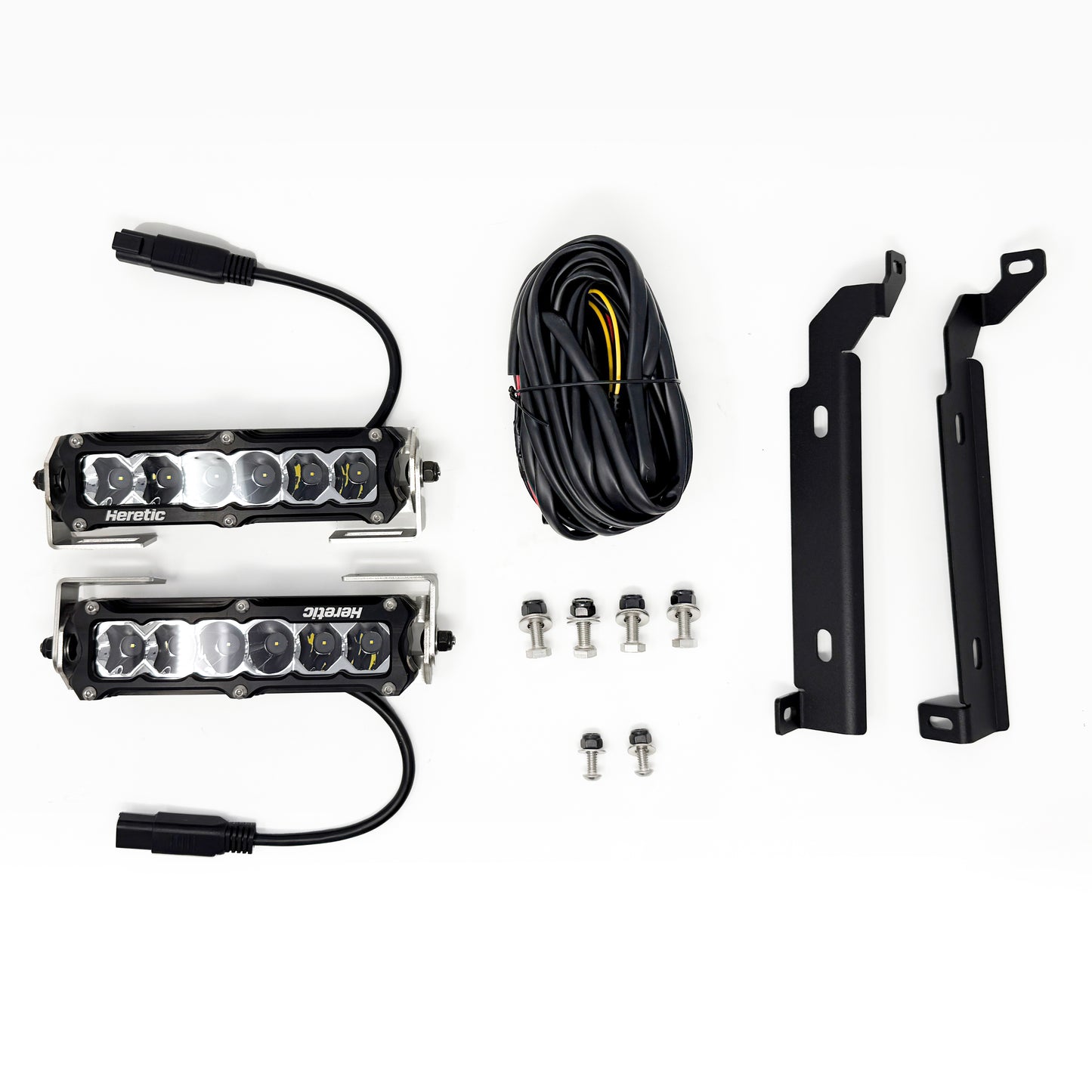 Heretic Dual 6" Behind the Bumper Light Bar Kit