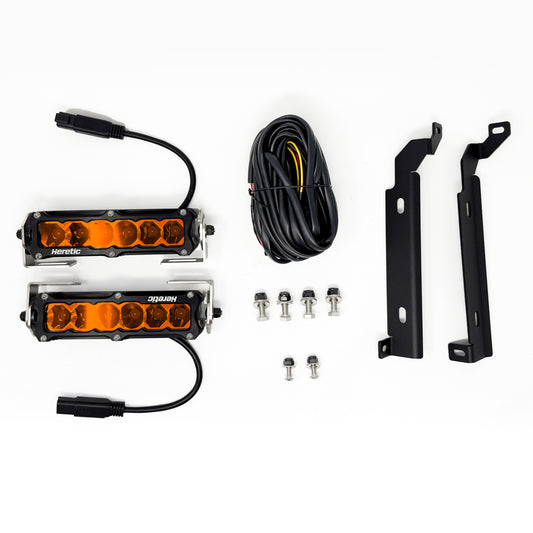 Heretic Dual 6" Behind the Bumper Light Bar Kit