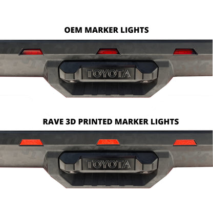 2022+ Tundra Tailgate Marker Lights w/ Wire Harness