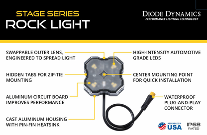 Diode Dynamics Rock Light Kit for 2024+ Tacoma