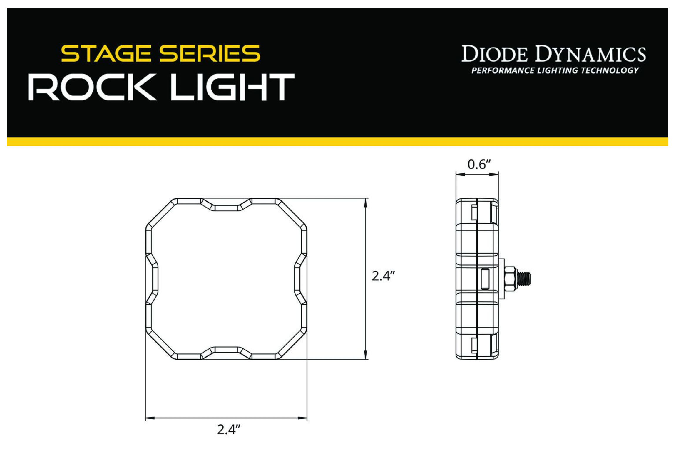Diode Dynamics Rock Light Kit for 2024+ Tacoma