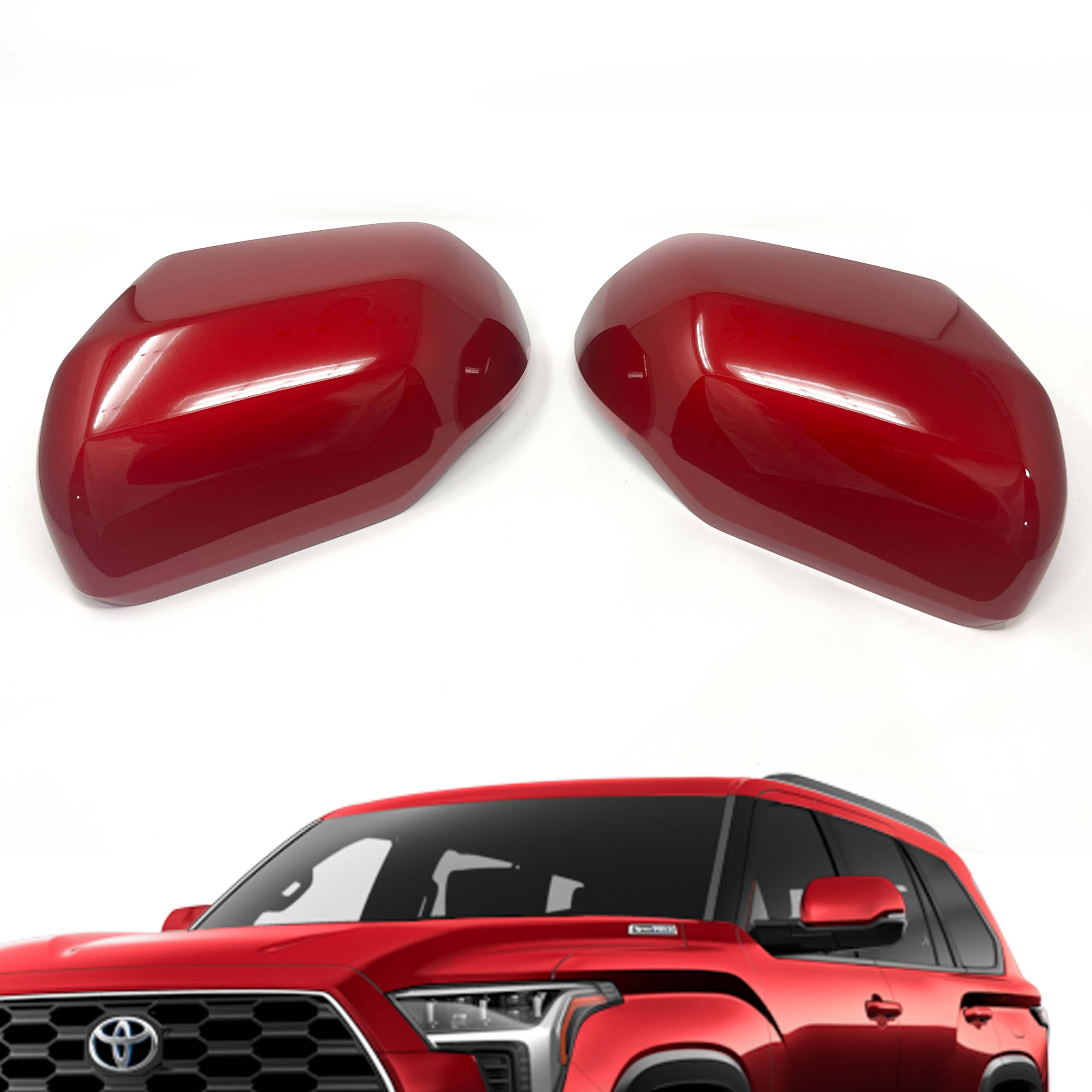 OEM Paint-Matched Mirror Caps for 2023+ Sequoia