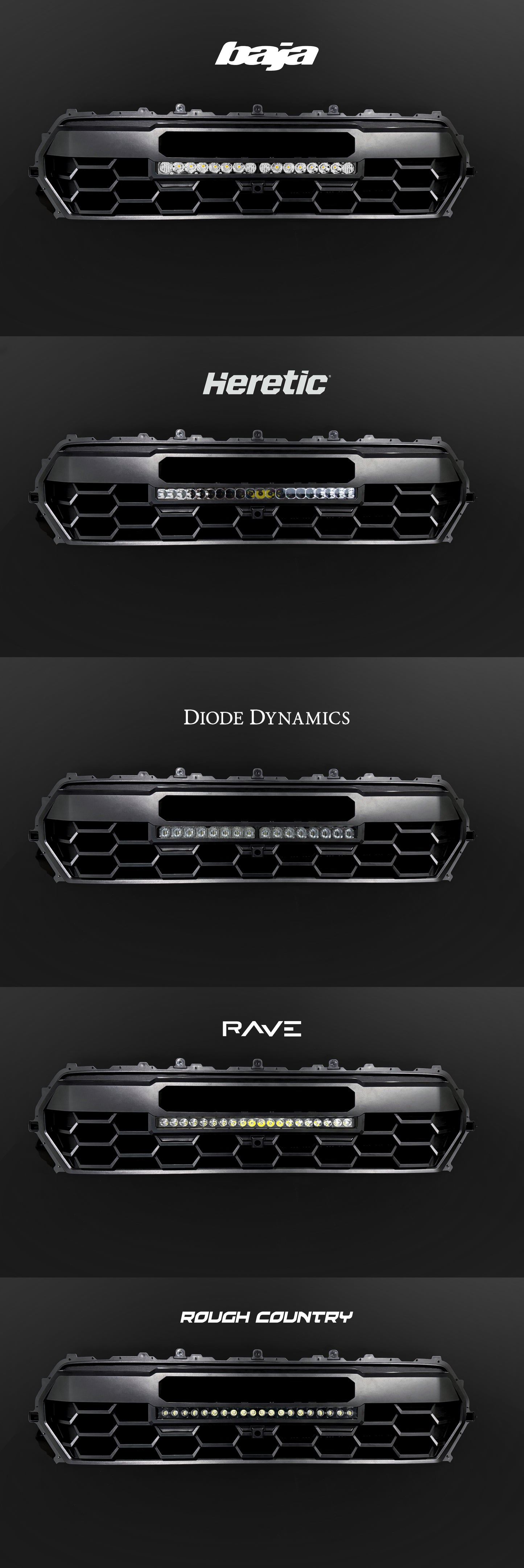 Complete Grille Kit for 2024+ Tacoma