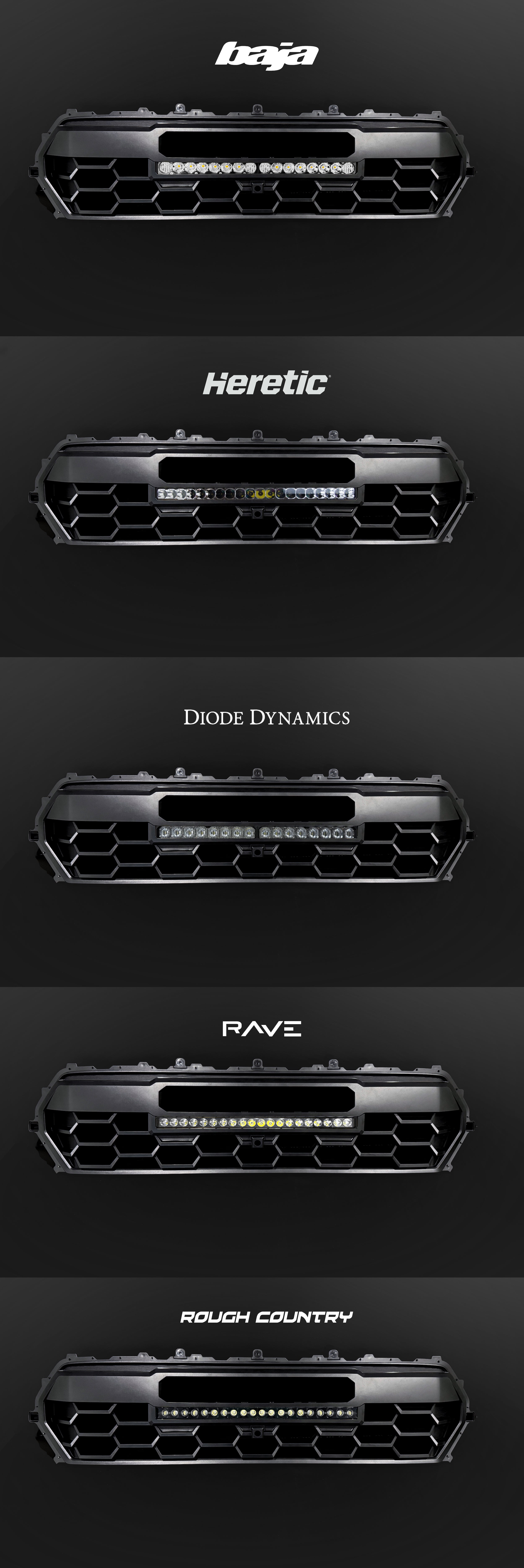 Complete Grille Kit for 2024+ Tacoma