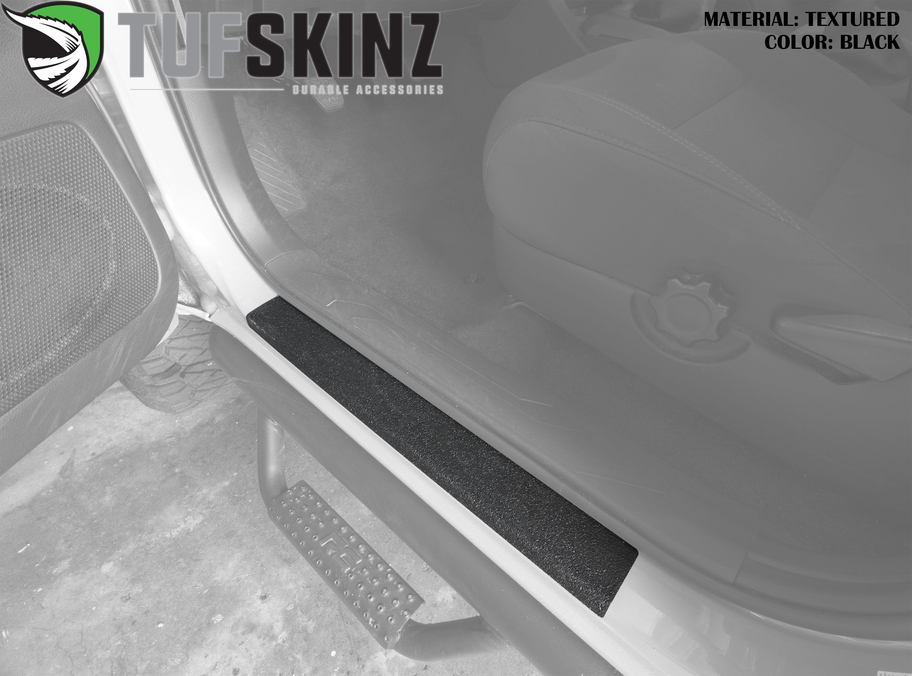 Door Sill Protection Overlays Fits 2005-2023 Toyota Tacoma