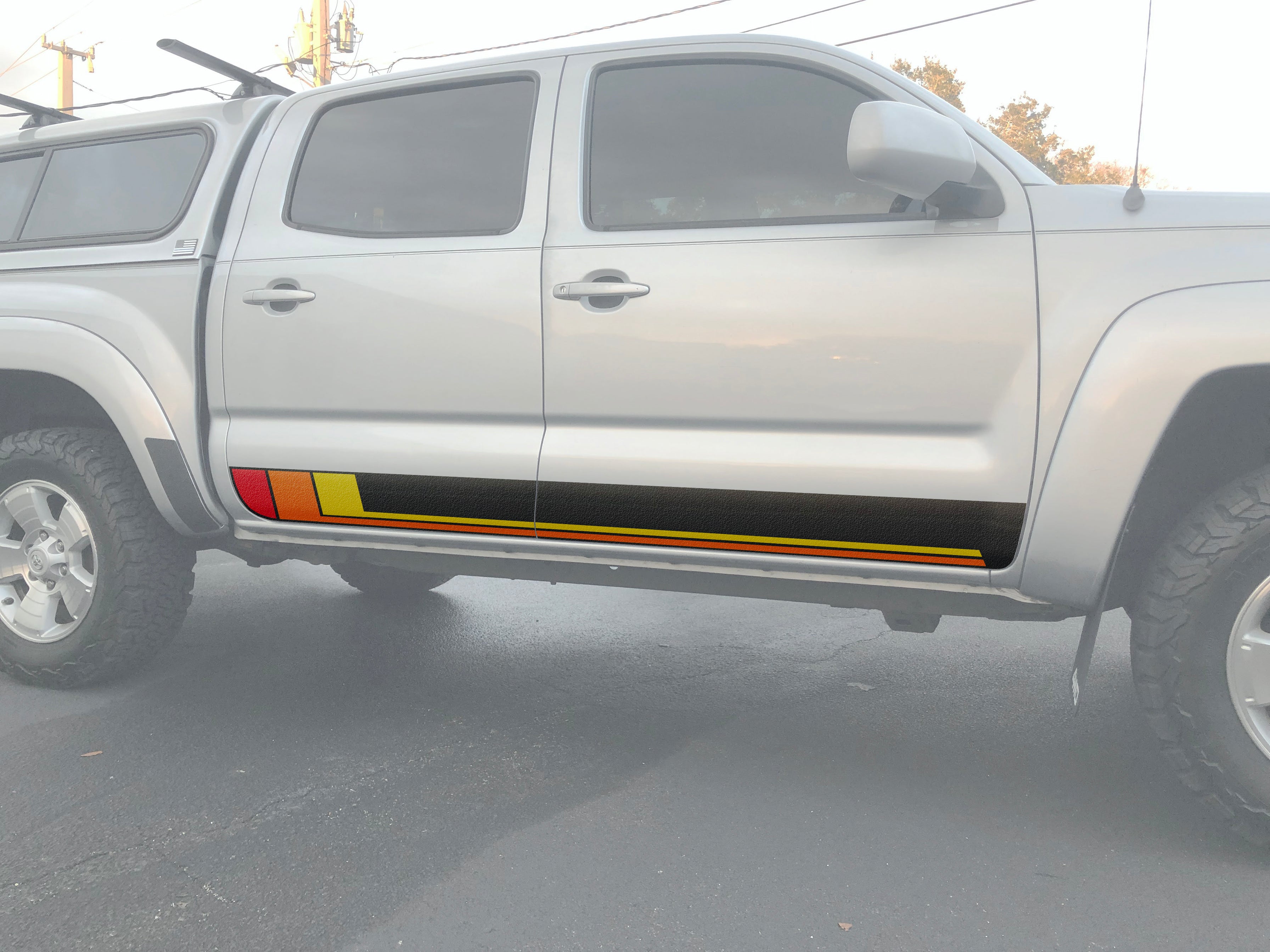 Rocker Panel Protection Overlays Fits 2005-2015 Toyota Tacoma