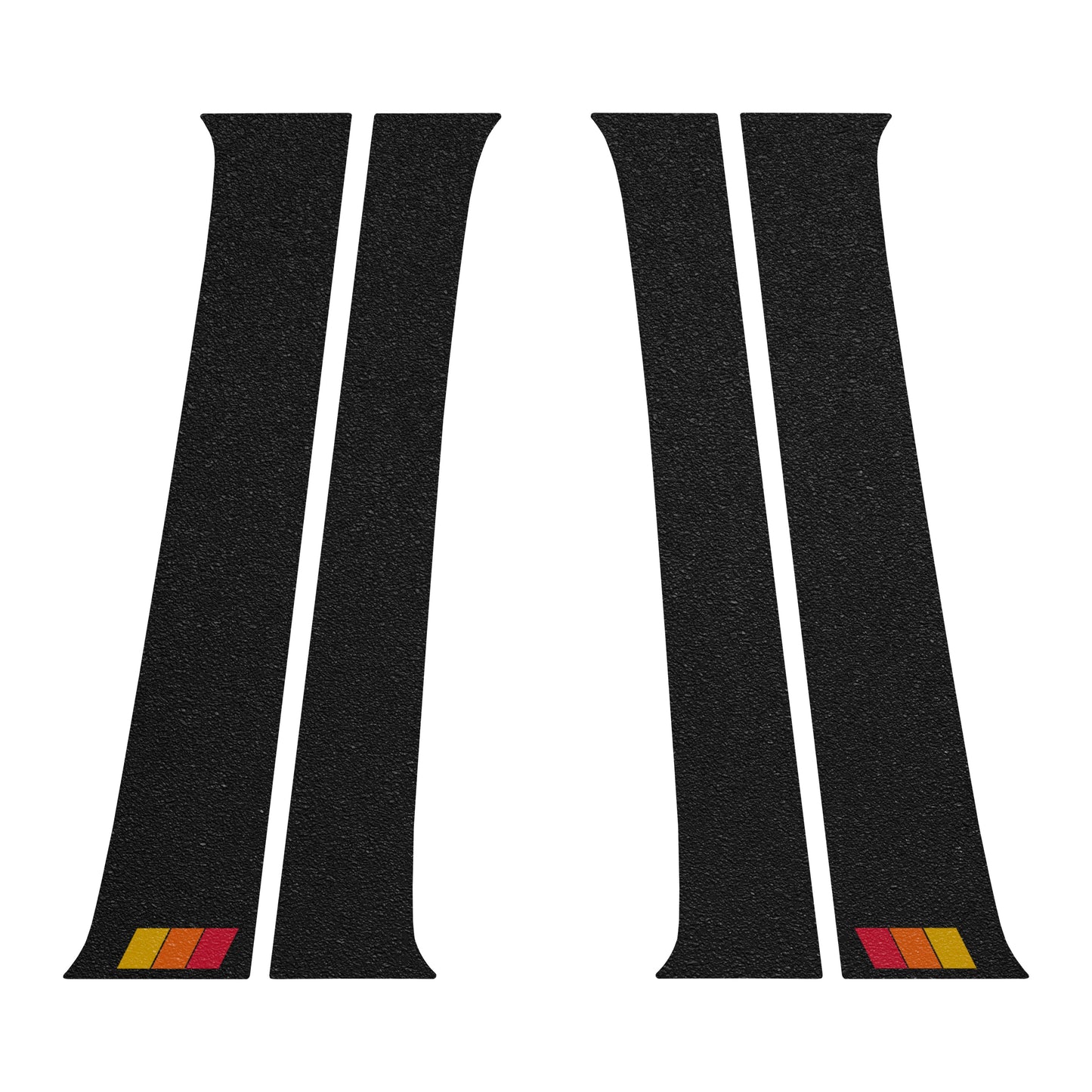 Textured Door Pillar Protection Overlays Fits 2005-2015 Toyota Tacoma