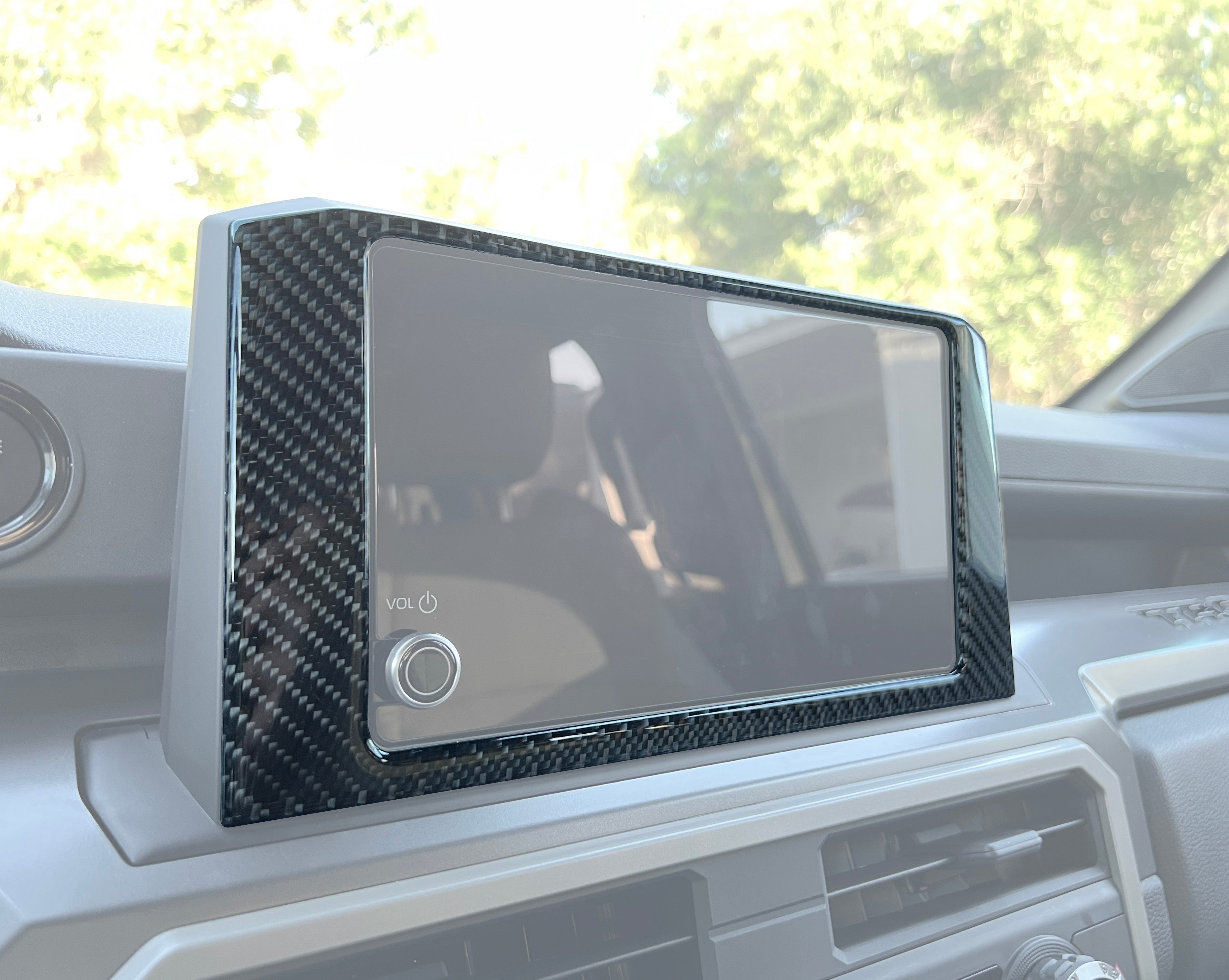 Display Screen Accent Trim Fits 2024-2026 Toyota Tacoma