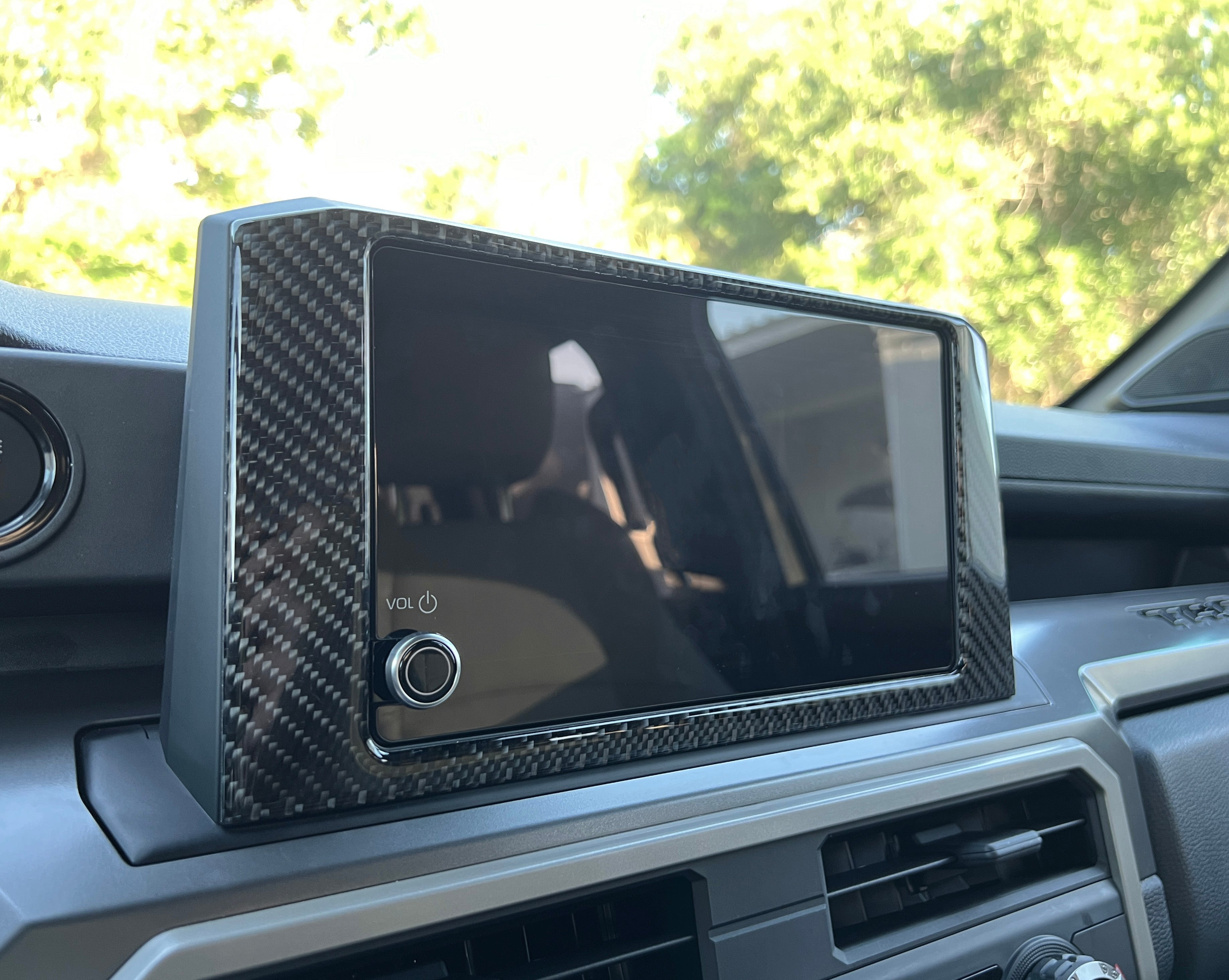 Display Screen Accent Trim Fits 2024-2026 Toyota Tacoma