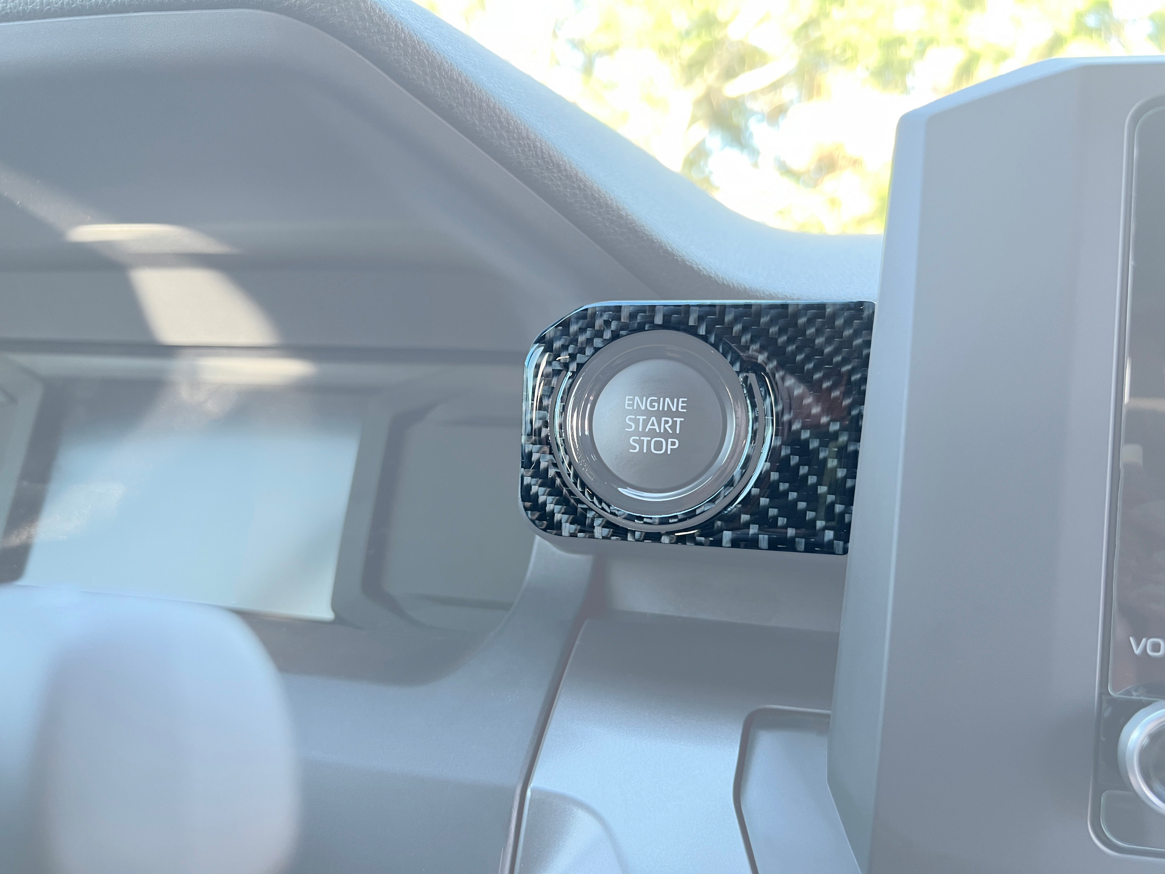 Push-To-Start Button Accent Trim Fits 2024-2026 Toyota Tacoma & 2025-2026 4Runner