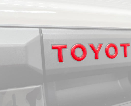 Tailgate Handle Letter Inserts Fits 2024-2026 Toyota Tacoma