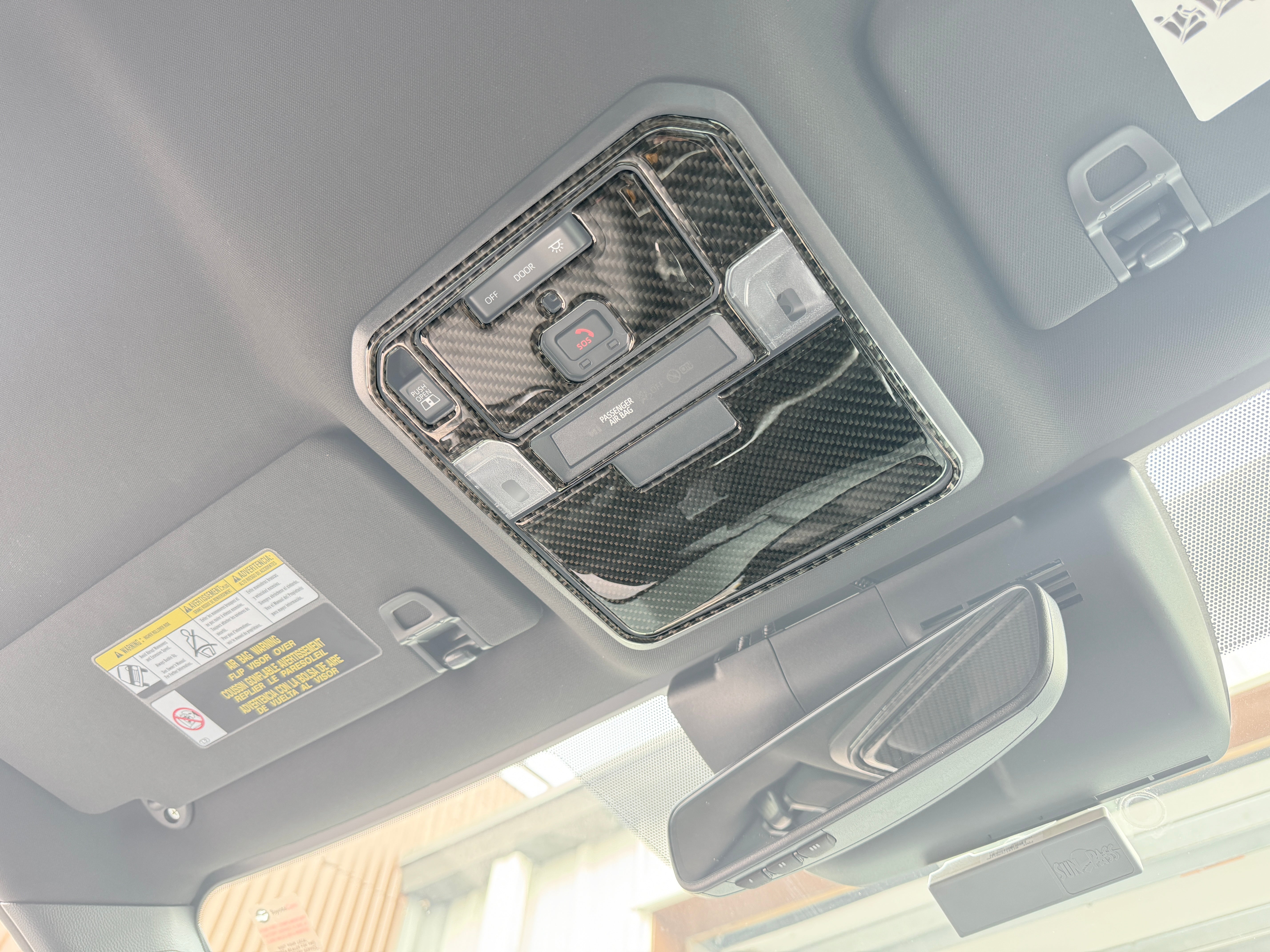 Overhead Console Accent Trim Fits 2024-2024 Toyota Tacoma SR/SR5