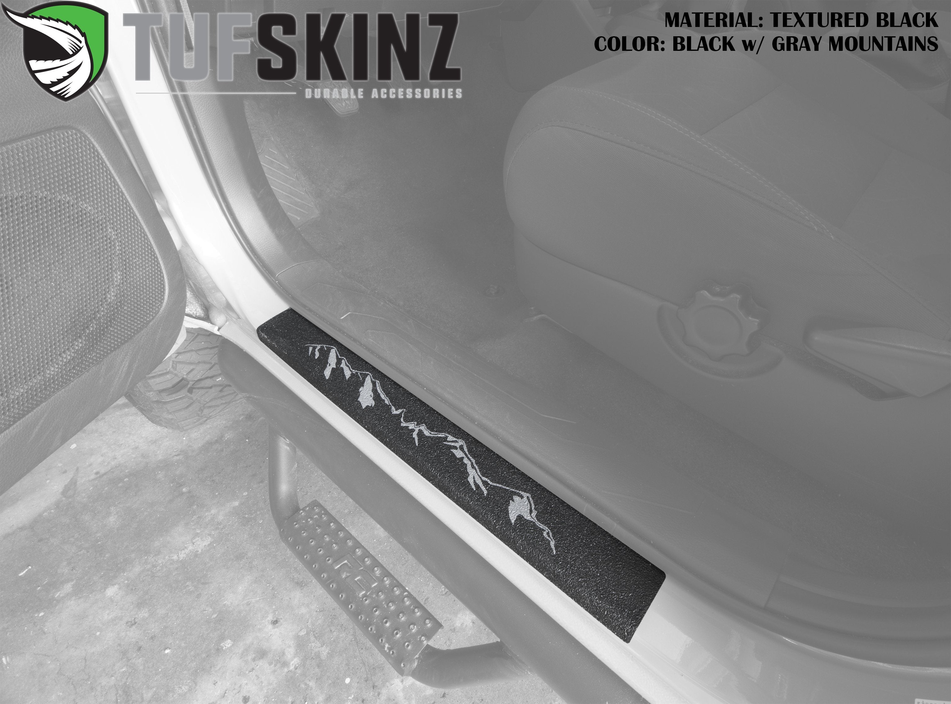 Door Sills Protection Overlay Fits 2007-2021 Toyota Tundra