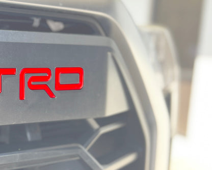 Grille Letter Inserts Fits 2022-2026 Toyota Tundra
