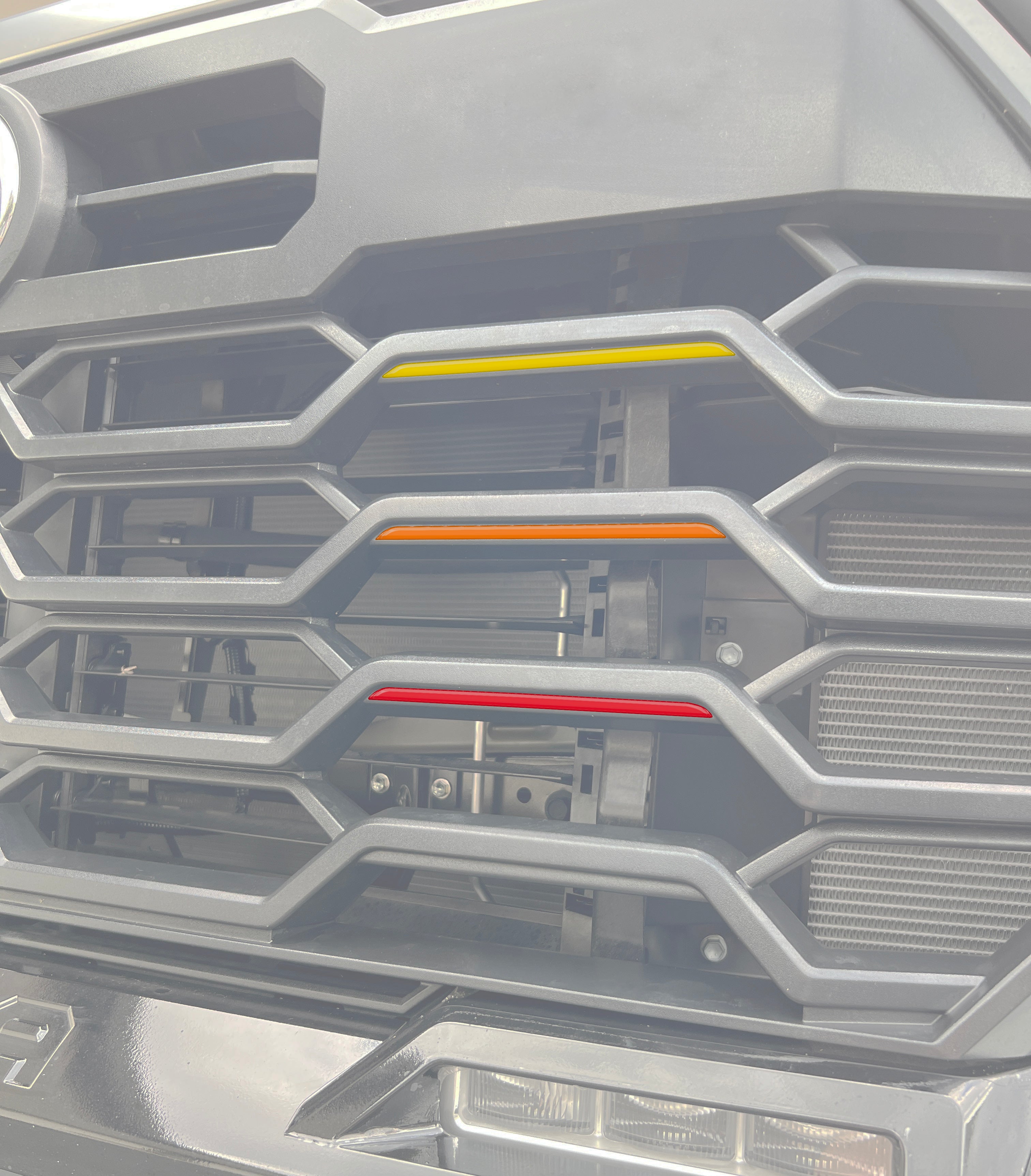 TRD Grille TRI-Color Line Inserts Fits 2022-2026 Toyota Tundra & 2023-2026 Toyota Sequoia