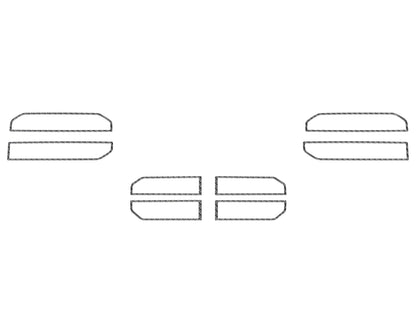 A/C Vent Accent Trim Fits 2022-2026 Toyota Tundra & 2023-2026 Toyota Sequoia