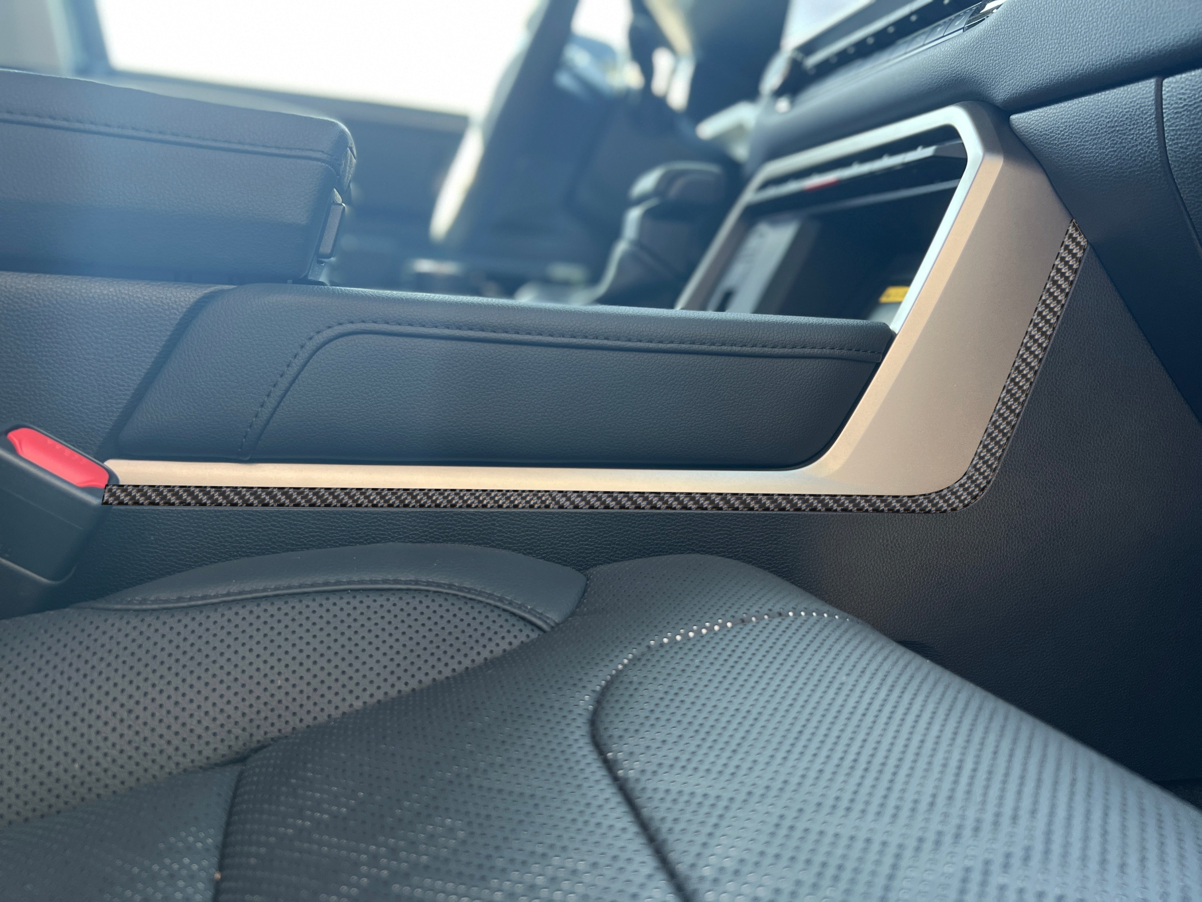 Center Console Side Accent Trim Fits 2022-2026 Toyota Tundra & 2023-2026 Toyota Sequoia