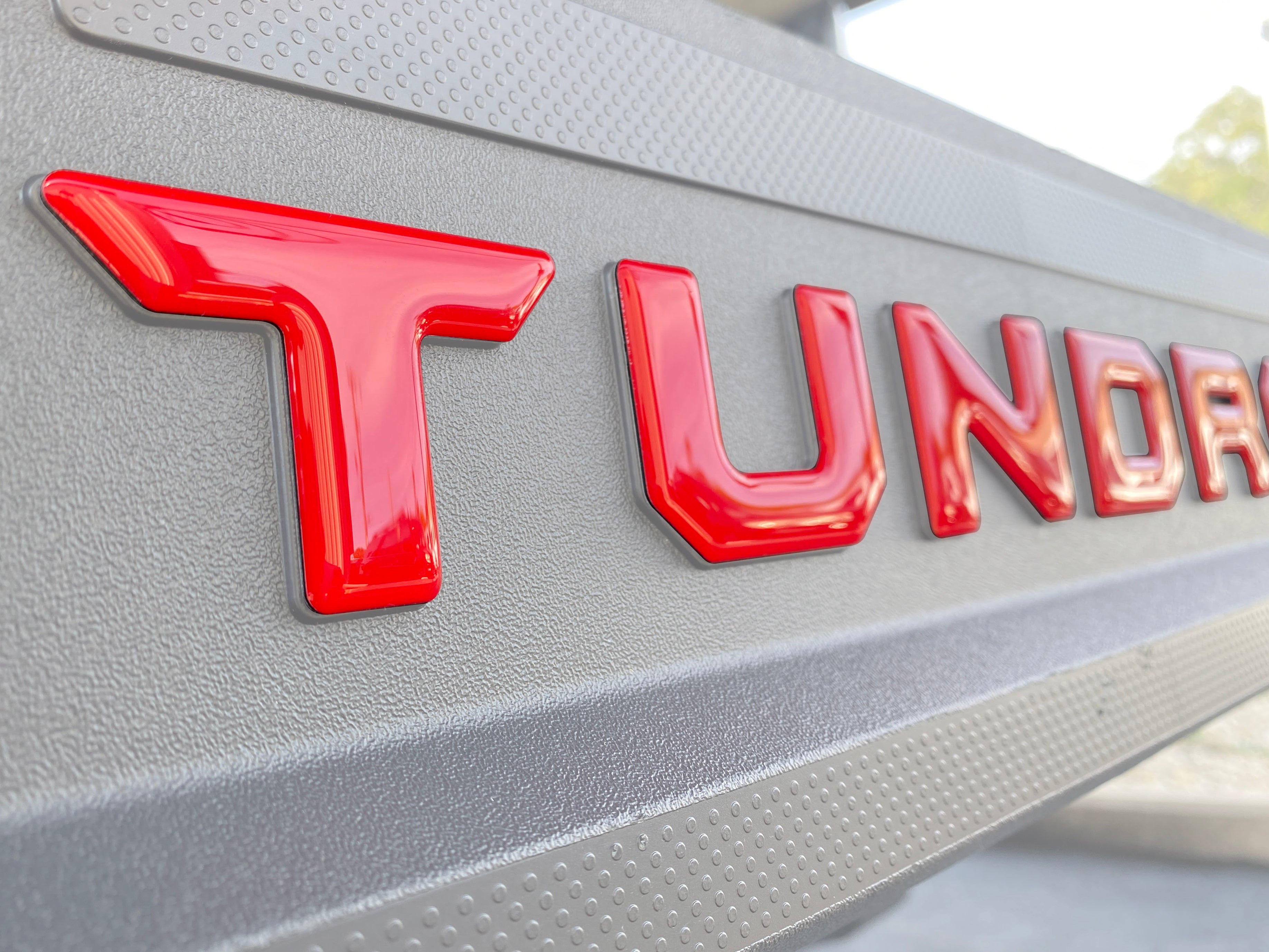 Bed Rail Tailgate Letter Overlays Fits 2022-2026 Toyota Tundra