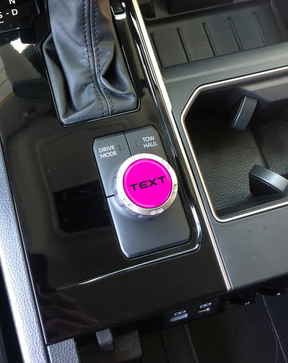Badge for Drive Mode Selector Dial Fits 2022-2026 Toyota Tundra & 2023-2026 Toyota Sequoia
