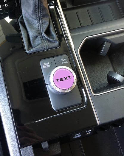 Badge for Drive Mode Selector Dial Fits 2022-2026 Toyota Tundra & 2023-2026 Toyota Sequoia