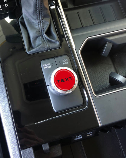 Badge for Drive Mode Selector Dial Fits 2022-2026 Toyota Tundra & 2023-2026 Toyota Sequoia