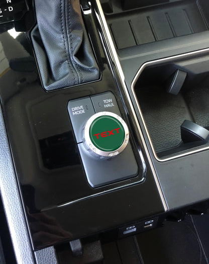 Badge for Drive Mode Selector Dial Fits 2022-2026 Toyota Tundra & 2023-2026 Toyota Sequoia