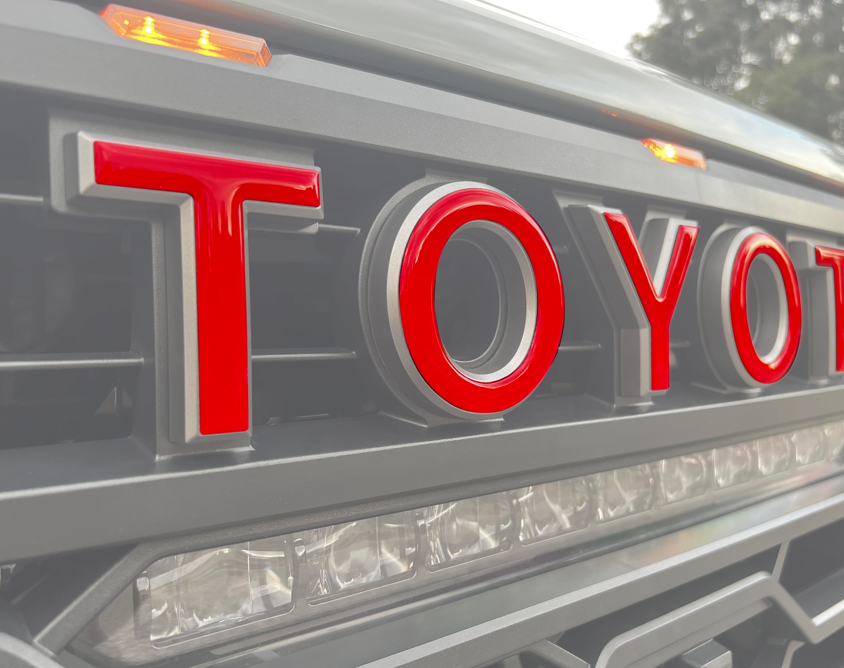 TRD Pro Grille Letter Overlays Fits 2022-2026 Toyota Tundra & 2023-2026 Toyota Sequoia