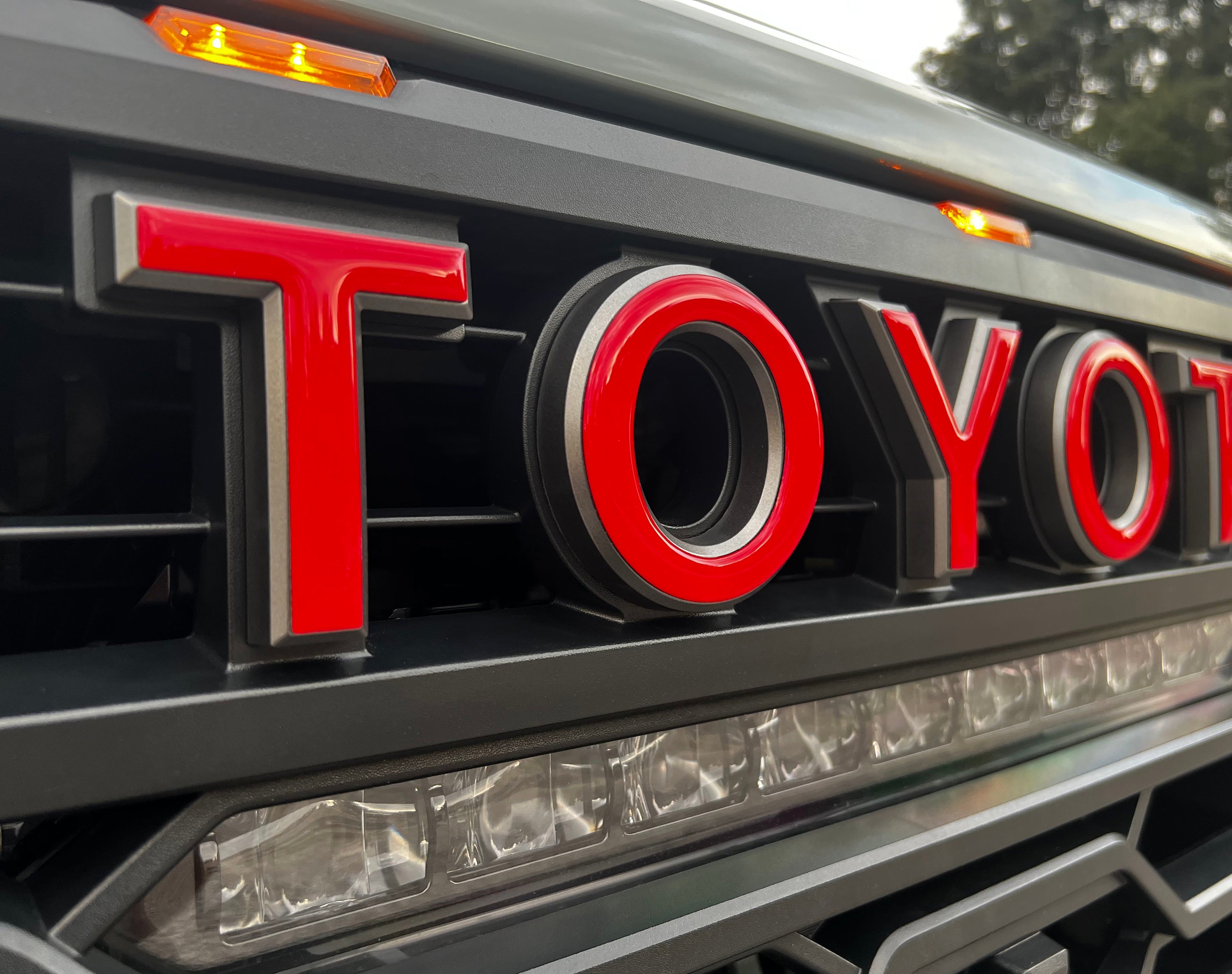 TRD Pro Grille Letter Overlays Fits 2022-2026 Toyota Tundra & 2023-2026 Toyota Sequoia